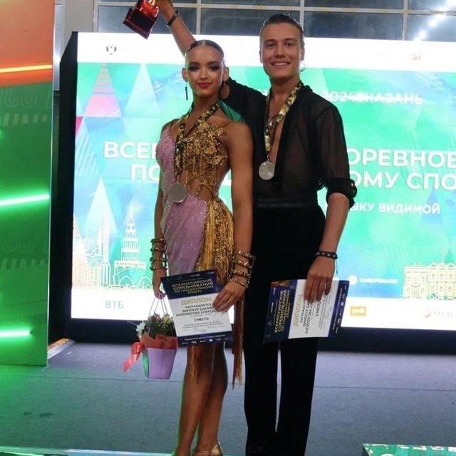 Куряне завоевали серебряные медали на Всероссийских соревнованиях по танцевальному спорту