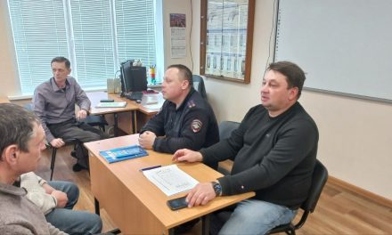 Профилактические мероприятия с мастерами производственного обучения секции «Юный автомобилист»