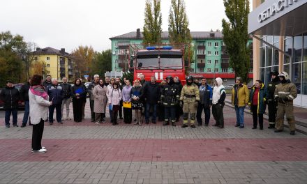 в областном Дворце молодежи прошли пожарно-тактические учения совместно с пожарной частью № 6