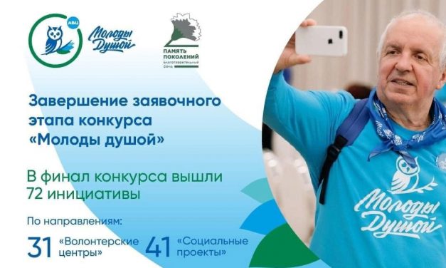 Проект Регионального центра «серебряного» волонтерства Курской области вышел в финал Всероссийского грантового конкурса «Молоды душой»!