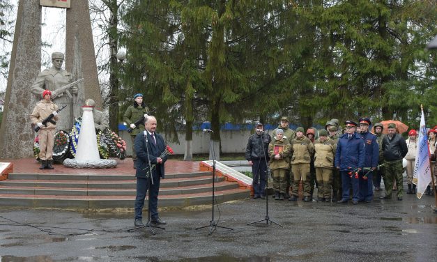 В Курской области захоронили останки солдат Великой Отечественной