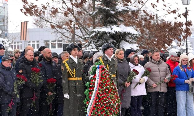 На территории мемориального комплекса «Курская дуга» прошло памятное мероприятие, посвященное Дню освобождения города Курска от немецко-фашистских захватчиков