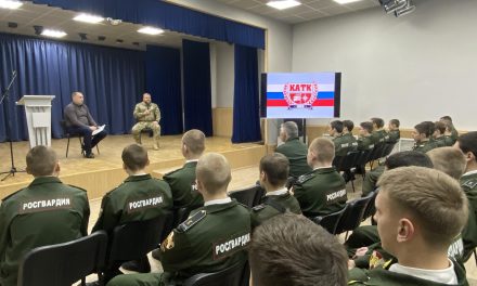 Сегодня в Курском автотехническом колледже прошло мероприятие «Диалог с Героем»!